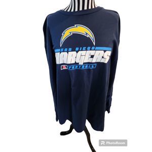 Mens San Diego Chargers NFL Long Sleeve Shirt Size 2XL NWT